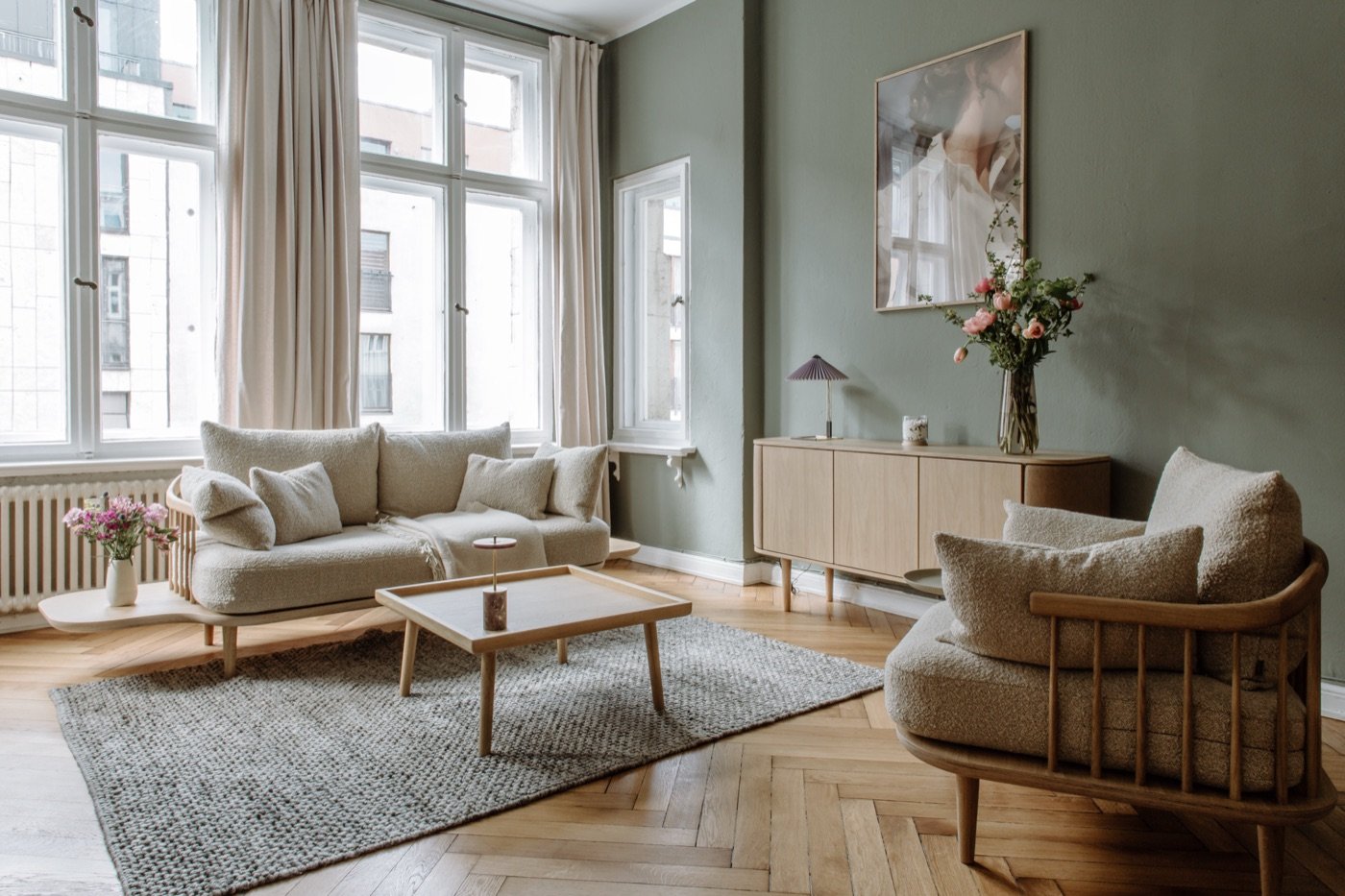 Praxisraum – Wandbild